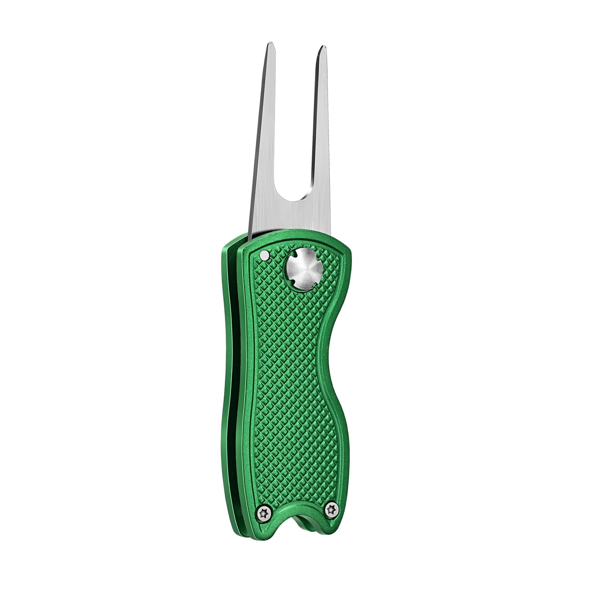 Mile High Life Divot Tool Pieghevole in Metallo con Marcatore Pallina da Golf Magnetico