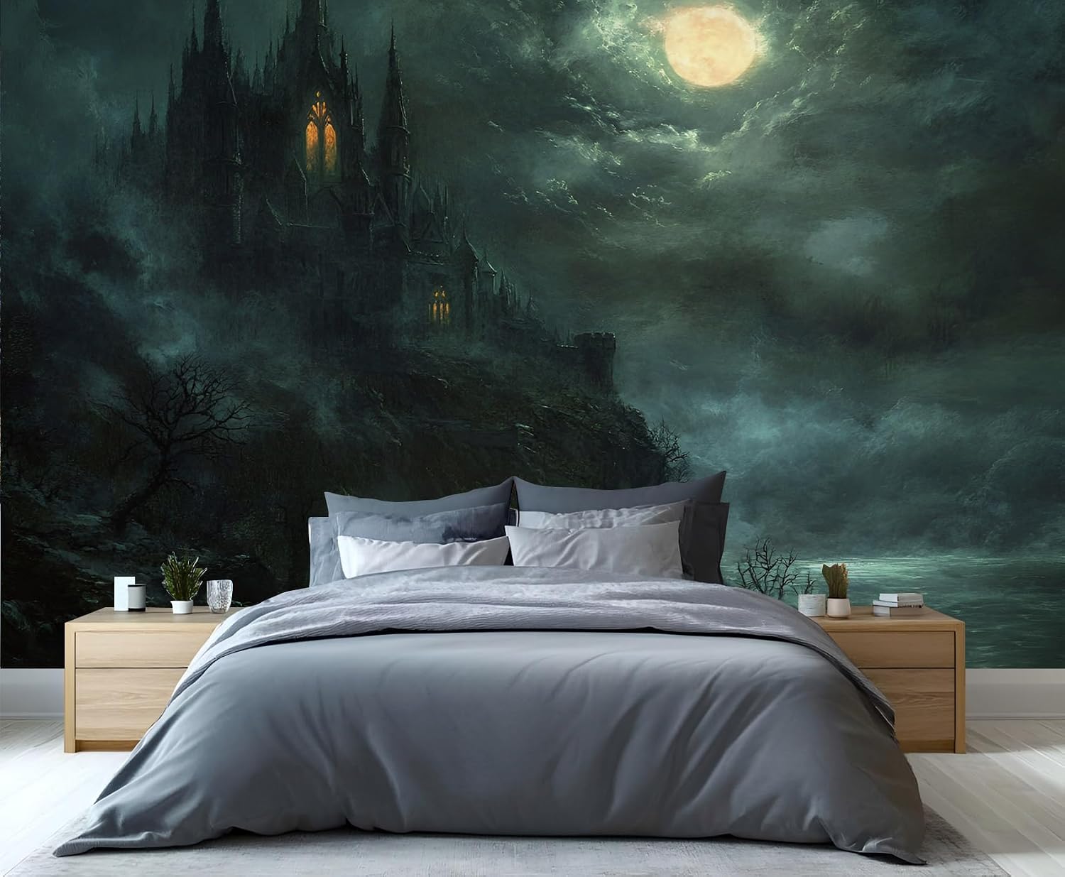 Tiger Wall Mural, Animal Wallpaper, Jungle Wallpaper for Bedroom Dining Room Home Decor (Not Peel and Stick)