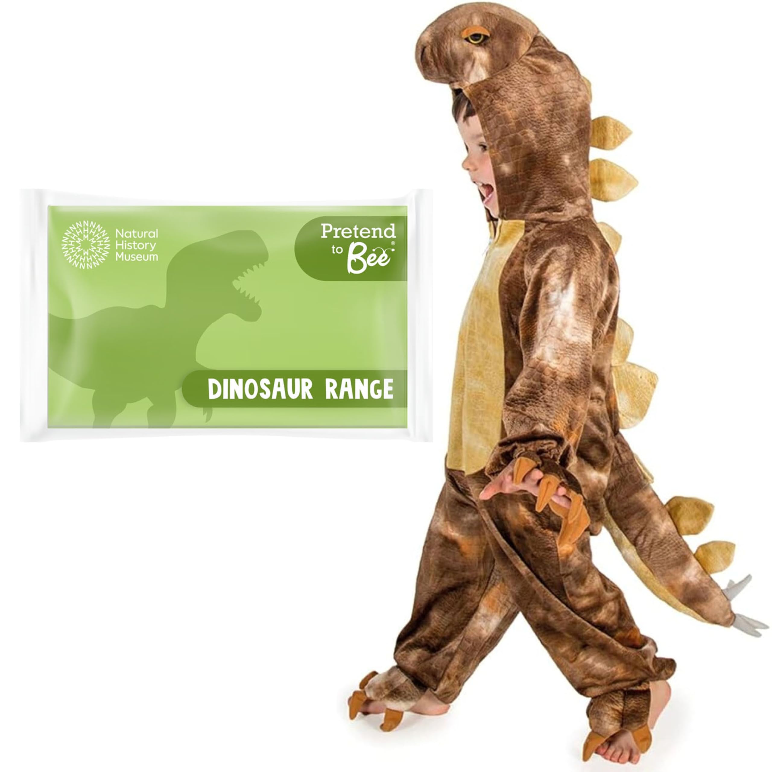 Pretend To Bee - Stegosaurus Dinosaur Onesie - 5 - 7 Years