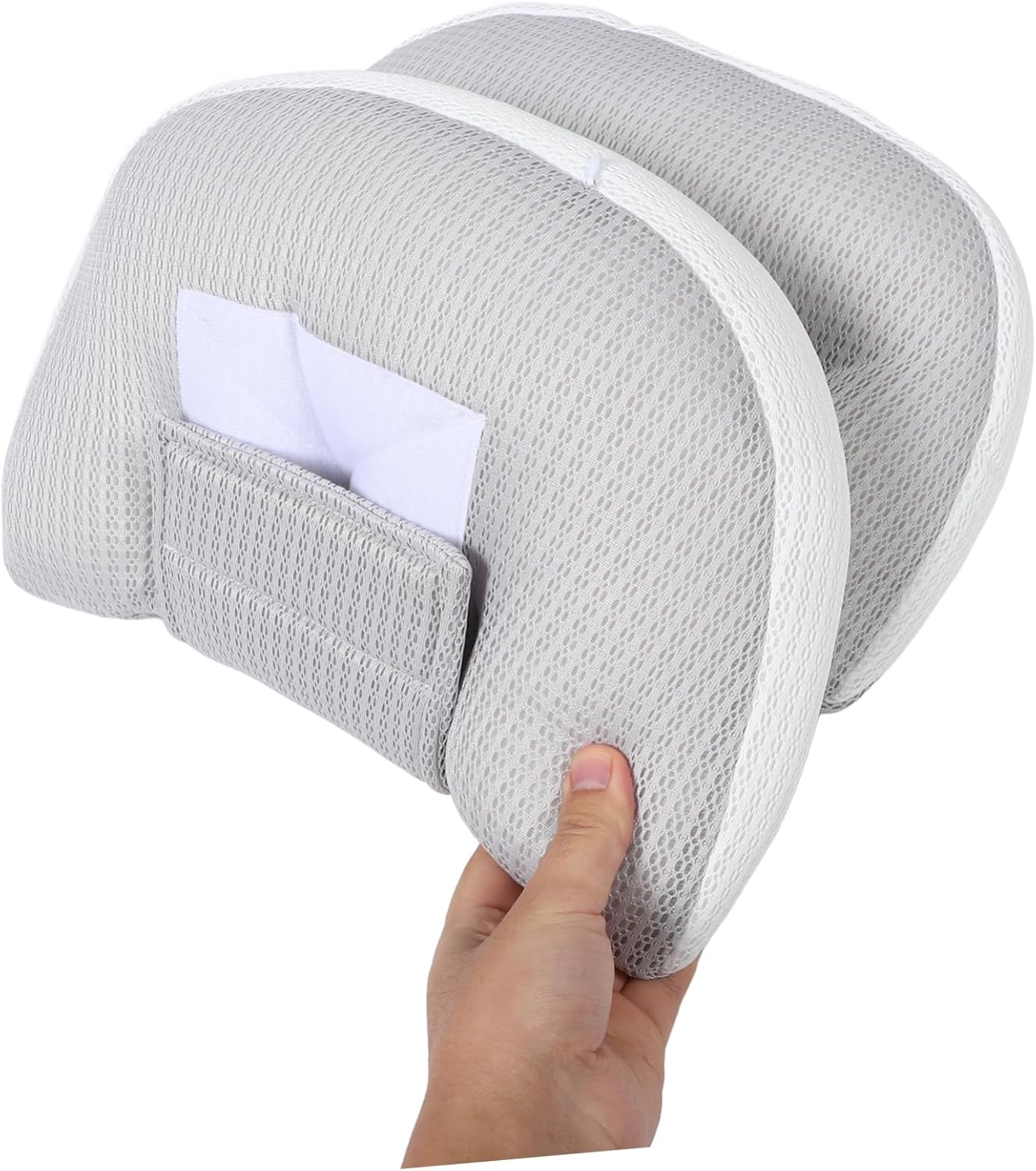 Pregnancy Pillow for Pregnant Women Support Cushion for Back and Belly 100% Cotton Maternity Pillow Removable Cover for Rest and Comfort 2-Piece Set