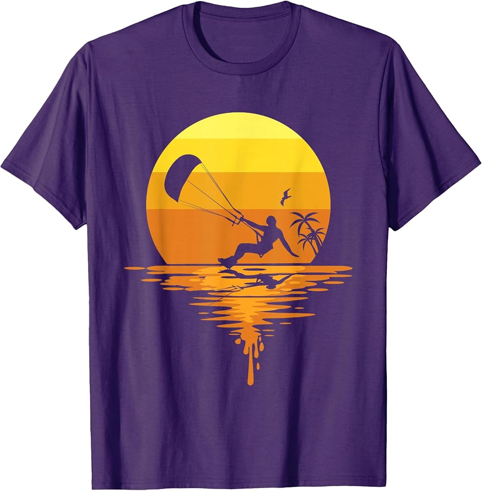 Divertidas camisas de kitesurf retro - Kiteboard Kitesurf Kitesurf camiseta