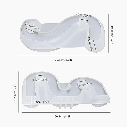 Miniatura 2 de Juego de moldes de silicona para velas, molde de resina para velas, molde de fundición de resina epoxi para velas cónicas, molde de soporte de vela,