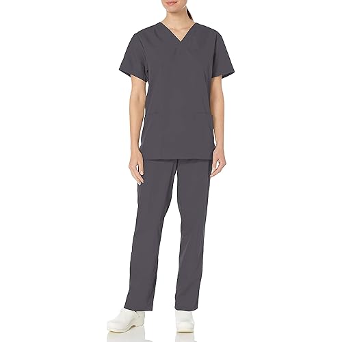 CHEROKEE womens Unisex Scrub Top and Scrub Pant Set