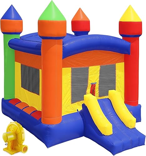 Castillo inflable, de grado comercial, para saltar, con sopladora de HQ