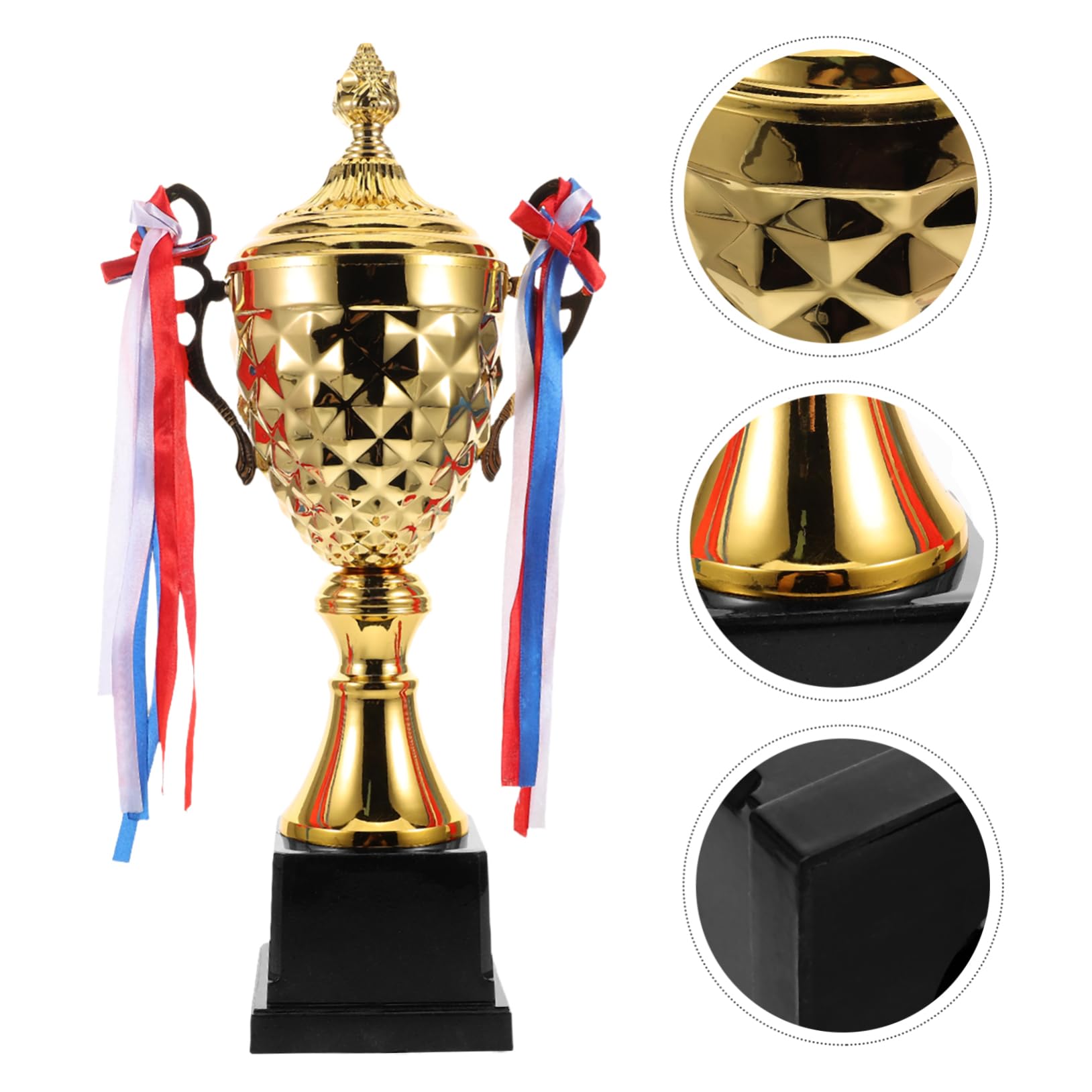 SOIMISS Trofeo De Competición Metálico para Deportes Ceremonias De Premios y Celebraciones Copa Deportiva para Torneos Reconocimiento y Fiestas