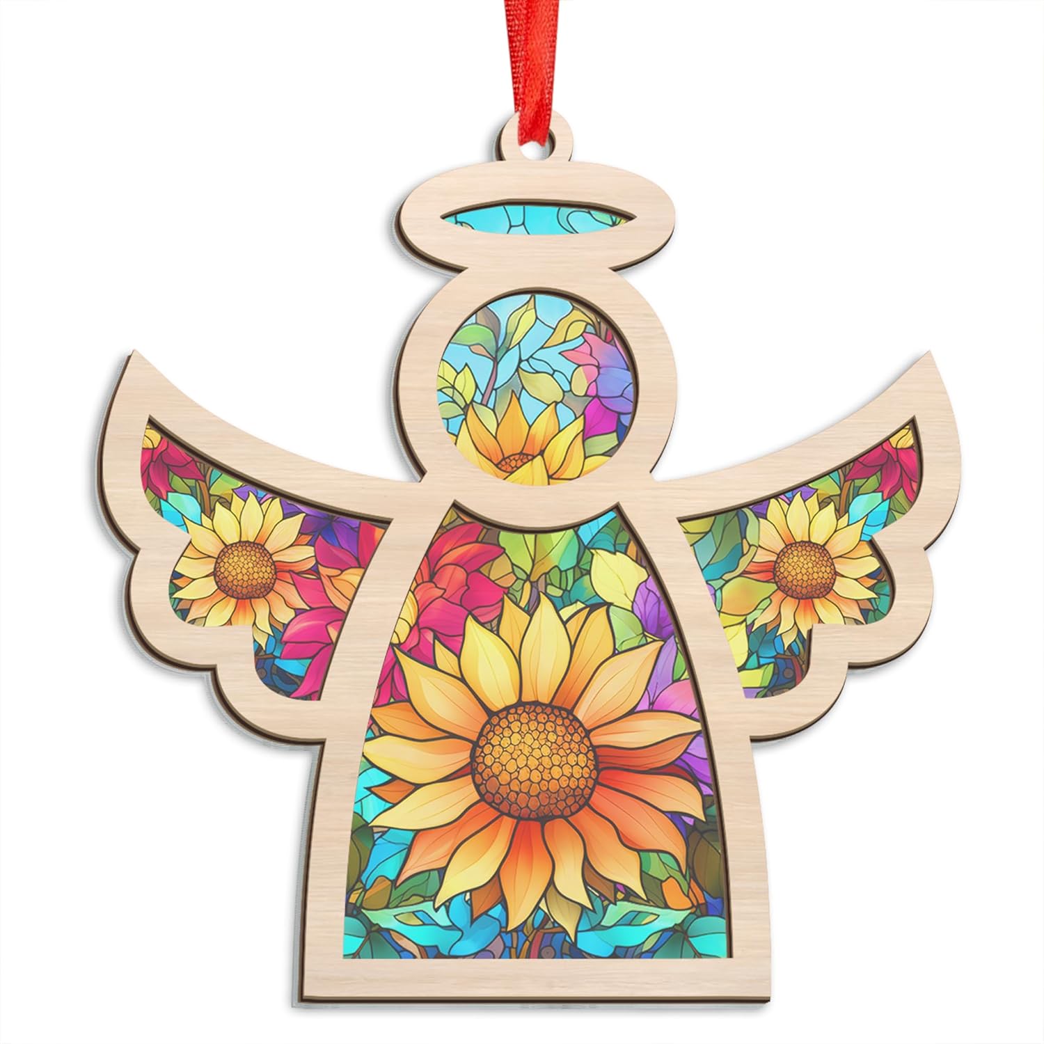 Angel Sunflower Gifts, Christmas Ornaments 2024 – Sympathy Gifts for Loss of Loved One, Pet Bereavement Gift Ideas, Miscarriage Memorial Gifts – Christmas Tree Decoration Suncatcher Ornaments Angel Sunflower Gifts, Christmas Ornaments 2024 – Sympathy Gifts for Loss of Loved One, Pet Bereavement Gift Ideas, Miscarriage Memorial Gifts – Christmas Tree Decoration Suncatcher Ornaments