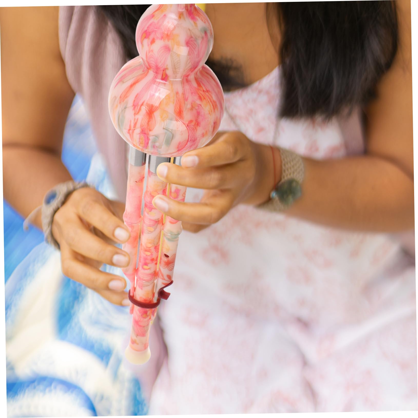 Hulusi c Key Flauta De Cucurbitáceas Para Principiantes y Estudiantes Instrumento Musical Chino Para Adultos y Adolescentes Diseño Amigable y Sonido Excepcional