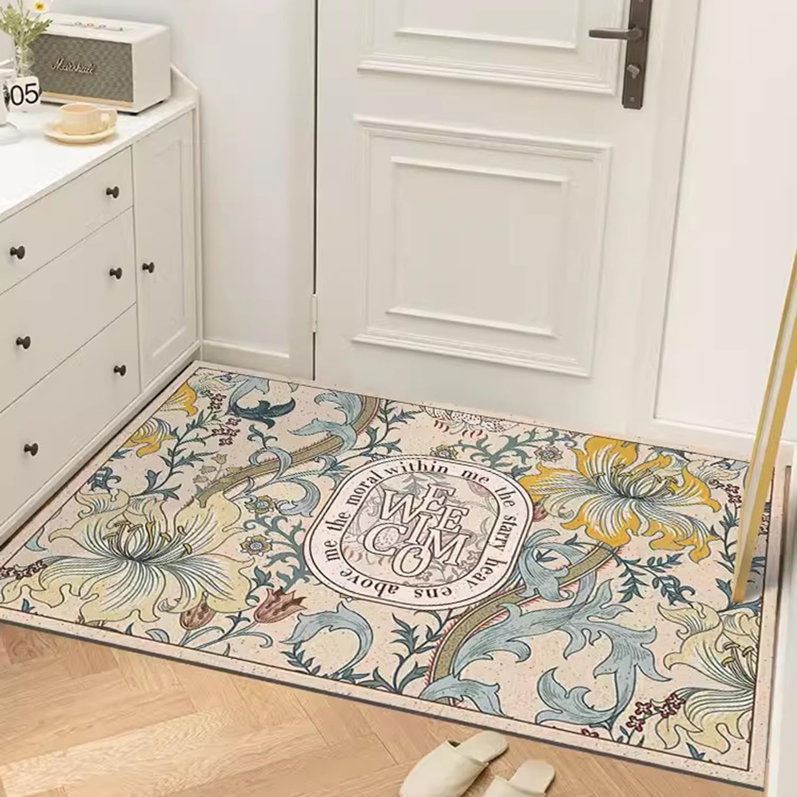 Extra große Willkommensmatte für den Außenbereich vor der Tür, (Größe: 80 x 120 cm/31,5 x 47,24 Zoll)