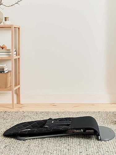 Miniatura 160 de BabyBjörn Bouncer Bliss Silla de rebote para bebé, Algodón, Azul Midnight