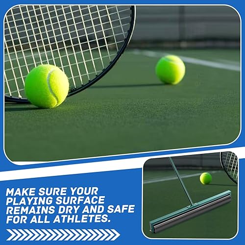 Miniatura 4 de Rodillo de repuesto de 36 pulgadas para cancha de tenis, rodillo de repuesto de esponja sin costuras para cepillo de tenis de barrido