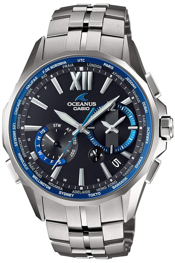 オシアナスマンタ　ブラックマーブル　電波ソーラー　チタン　 OCW-S3400G Amazon | [カシオ] 腕時計【国内正規品】 オシアナス ペア