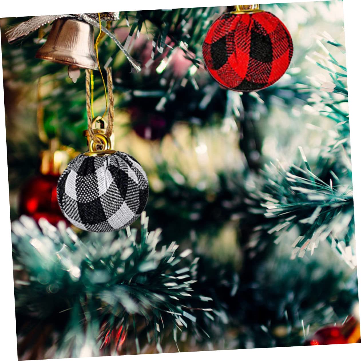 ABOOFAN 108piezas Colgantes para Árbol De Navidad Decoración De Fiesta y Adornos De para Árbol Navideño