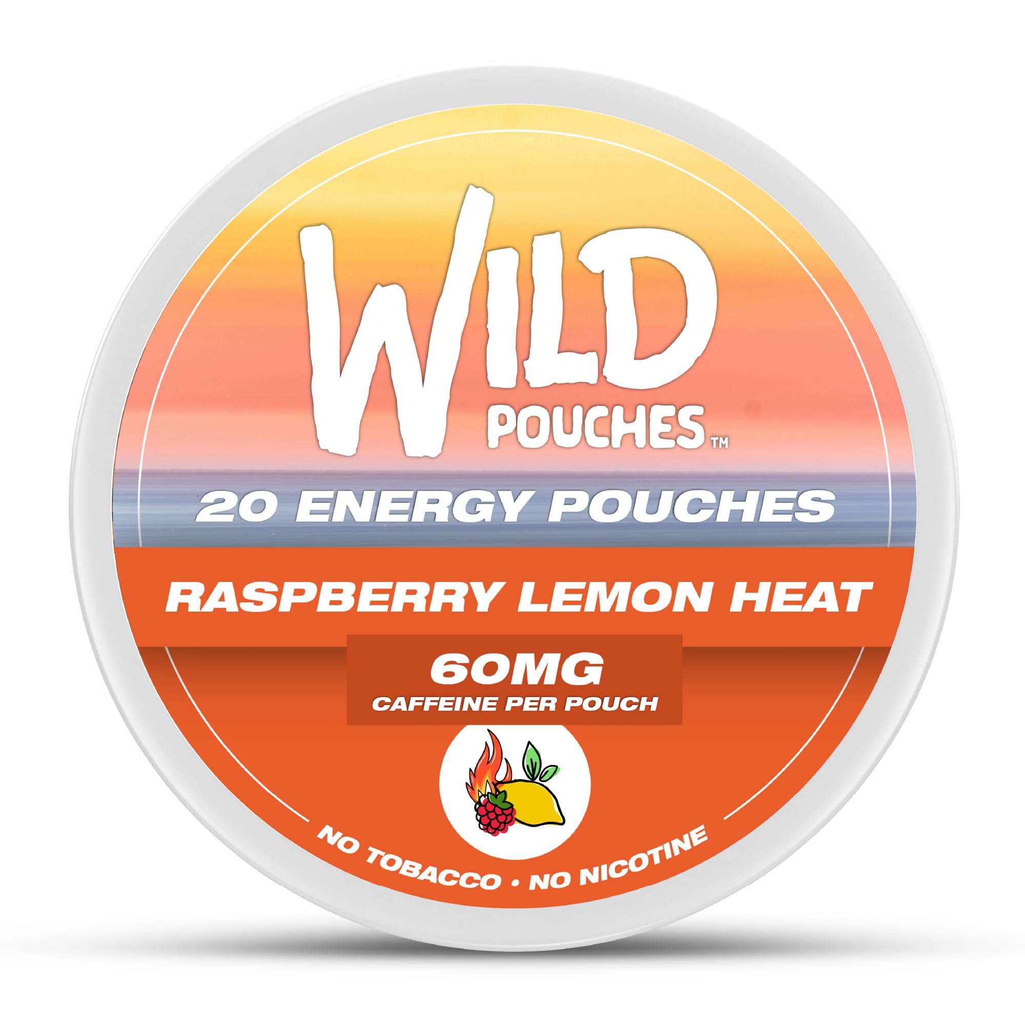 Amazon.com : Wild 60mg Caffeine Pouches Nicotine Free Raspberry