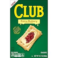 Vista 10 de Club Crackers, Bocadillos para el almuerzo, galletas saladas, extra mantecoso, caja de 13.7 onzas (1 caja)