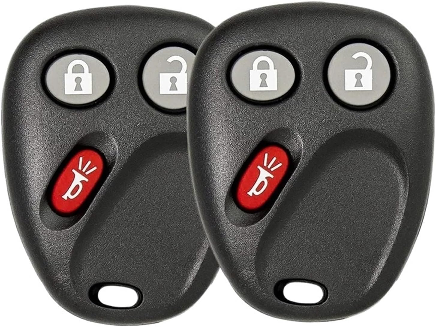 Keyless Entry Car Key Fob LHJ011 Kit for Chevy for Silverado for Tahoe for Suburban for GMC for Sierra for Yukon for Hummer H2 for Cadillac for Escalade,2Pcs