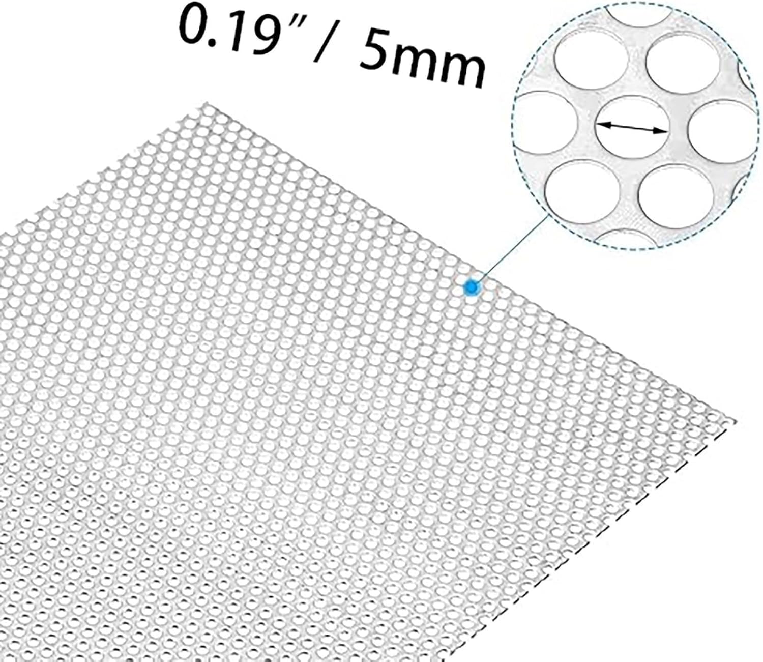 Drain Grate Outdoor Drainage grates, Square Steel Drain Cover 5mm Hole Indoor Shower, Garden Leaf Guard Metal Drainage Network to Stop Leaves & Debris(10x10cm)