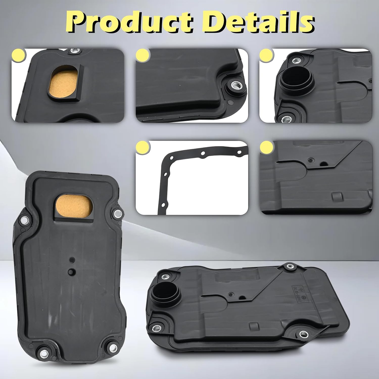 A760E A760F A760H A761E LEA760E Automotive Trans Transmission Filter Kits Oil Pan Gasket 1.3L 3.5L 4.3L Compatible with Lexus Rx-8 Gs350 Gs430 Is350 Ls430 Sc430 04-13# 35330-50020