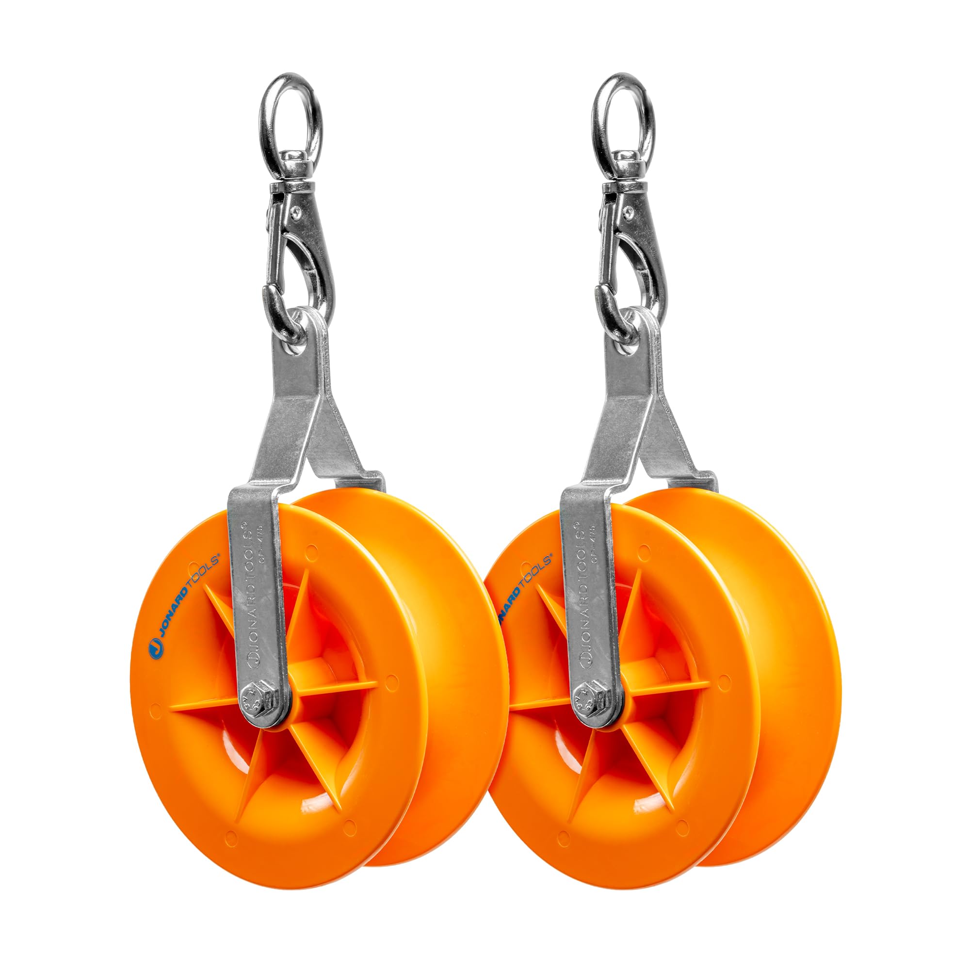 Jonard Tools CP-475 Cable Pulley Set (2-Pack) for Low Voltage