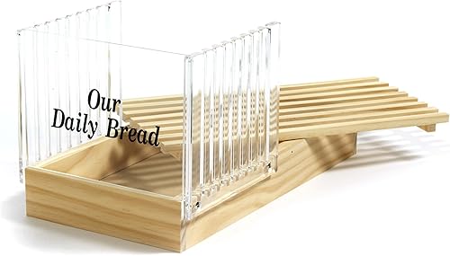 Miniatura 4 de Norpro Bread Slicer with Crumb Catcher Brown .5in/1.25cm