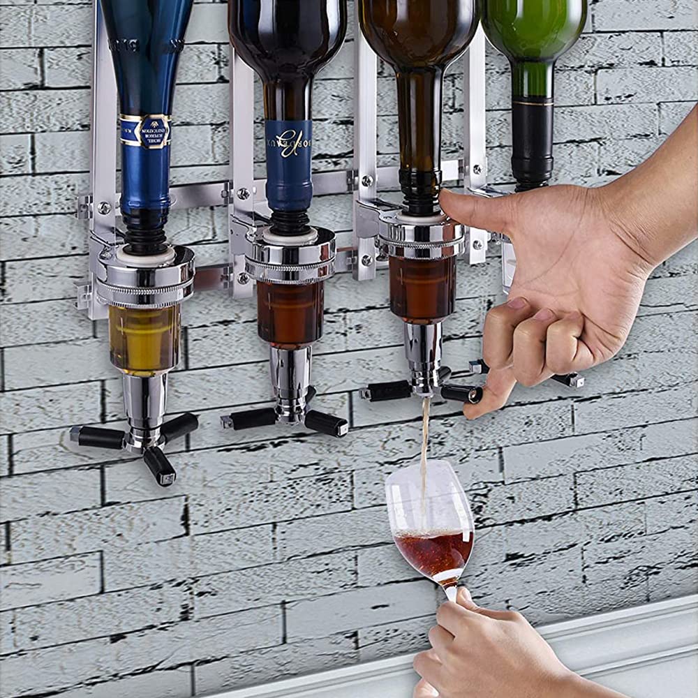 Distributeur de boissons mural avec 4 têtes