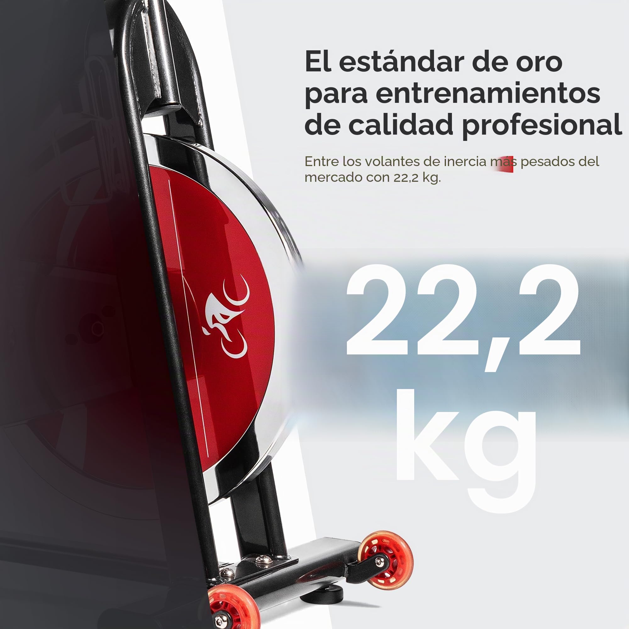 Sunny Health & Fitness Negro 275 libras. Bicicleta estática de ciclismo estacionaria para interiores de peso máximo con servicio pesado de 49 lbs. Volante cromado – SF-B1002