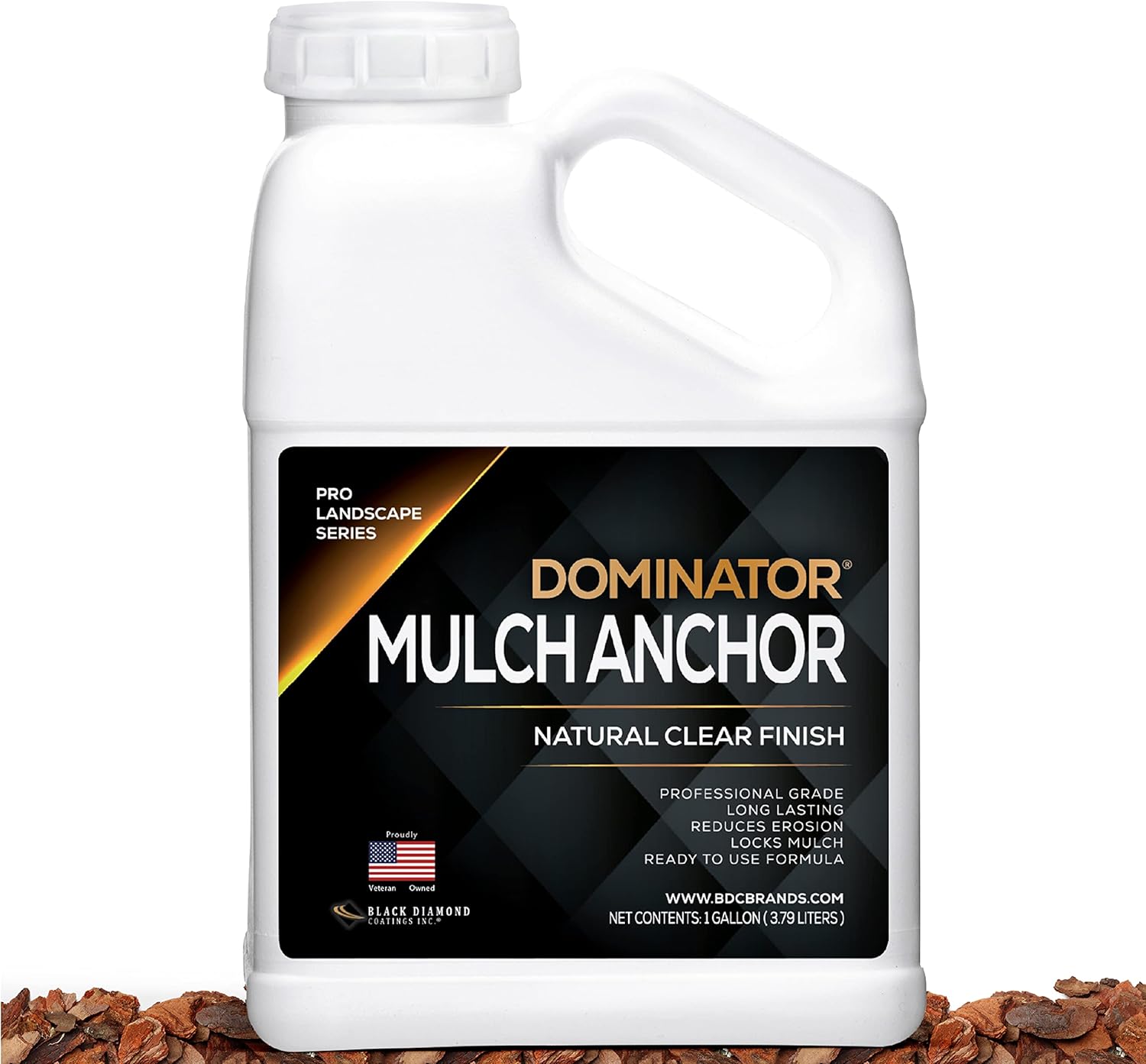 DOMINATOR Mulch Anchor 1 Gallon Mulch Lock and Pea Gravel Stabilizer