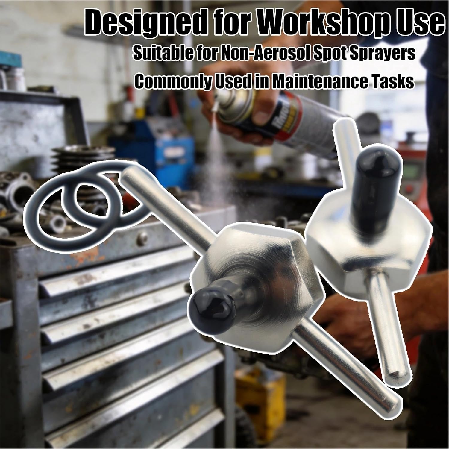 2 Pack Filler Cap with Washer Fit For Sprayer Vaper 19487 Filling | T-Bar Handle Filler With Gasket, Metal Sprayer Cap,