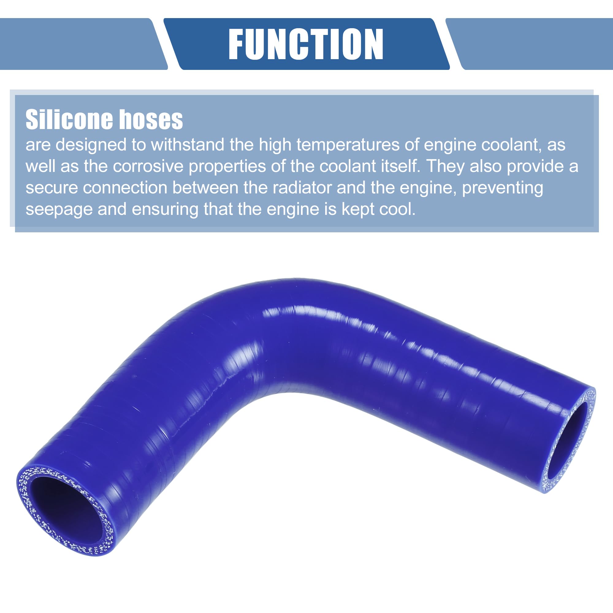 Manguera De Silicona Para Automóvil - Diámetro Interno 25 Mm, Longitud 500 Mm, Resistente A Altas Temperaturas Y Refrigerante