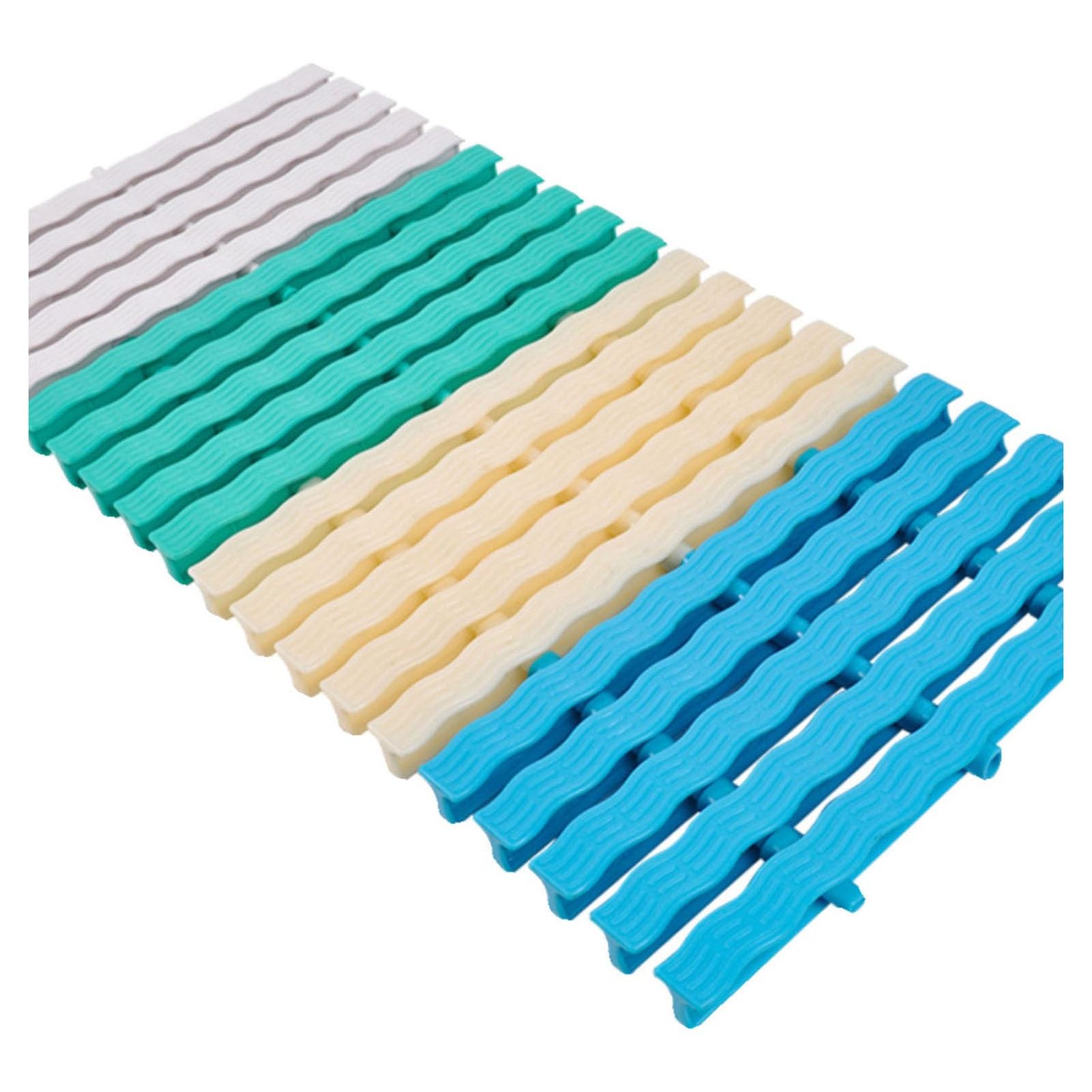 LWJSOCP Swimming Pool Grates,Customizable Drainage Overflow Grate - Splicable Road Gutter Grille, 3-Interface Drainage Solution, Perfect for Walkways, Yard Fences, 30x100CM, Set of 2