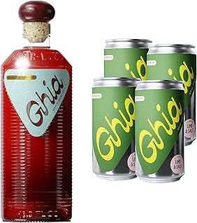 Ghia Non-Alcoholic Holiday Gift Bundle | Original Apéritif 500ml + 4-Pack Lime & Salt Le Spritz | Botanical Mediterranean-Inspired Spirit & Sparkling Mocktail | Vegan, No Sugar, No Artificial Flavors, Caffeine-Free