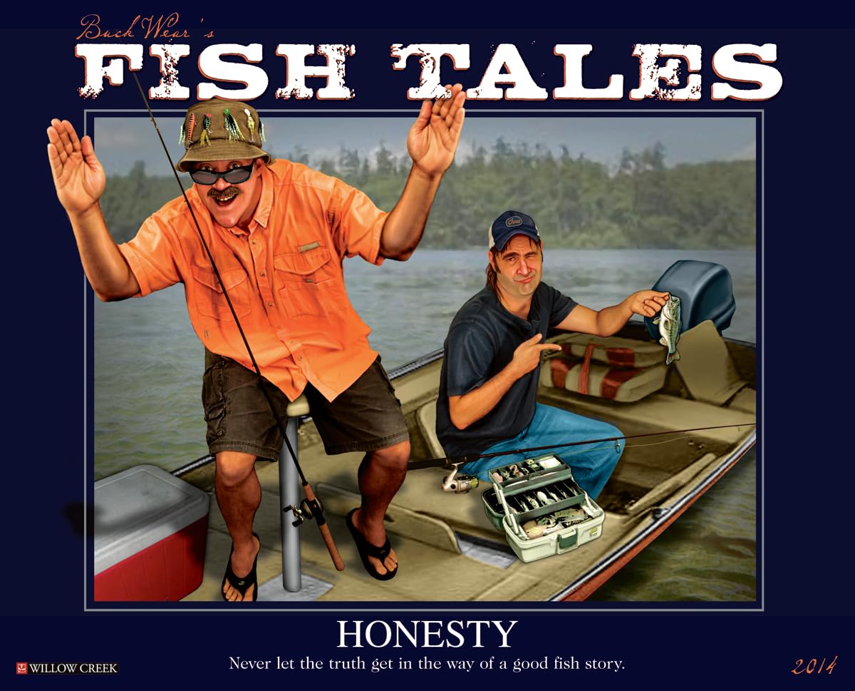 Fish Tales 2014 Calendar: Honesty Calendar – Wall Calendar, 15 Jun. 2013
