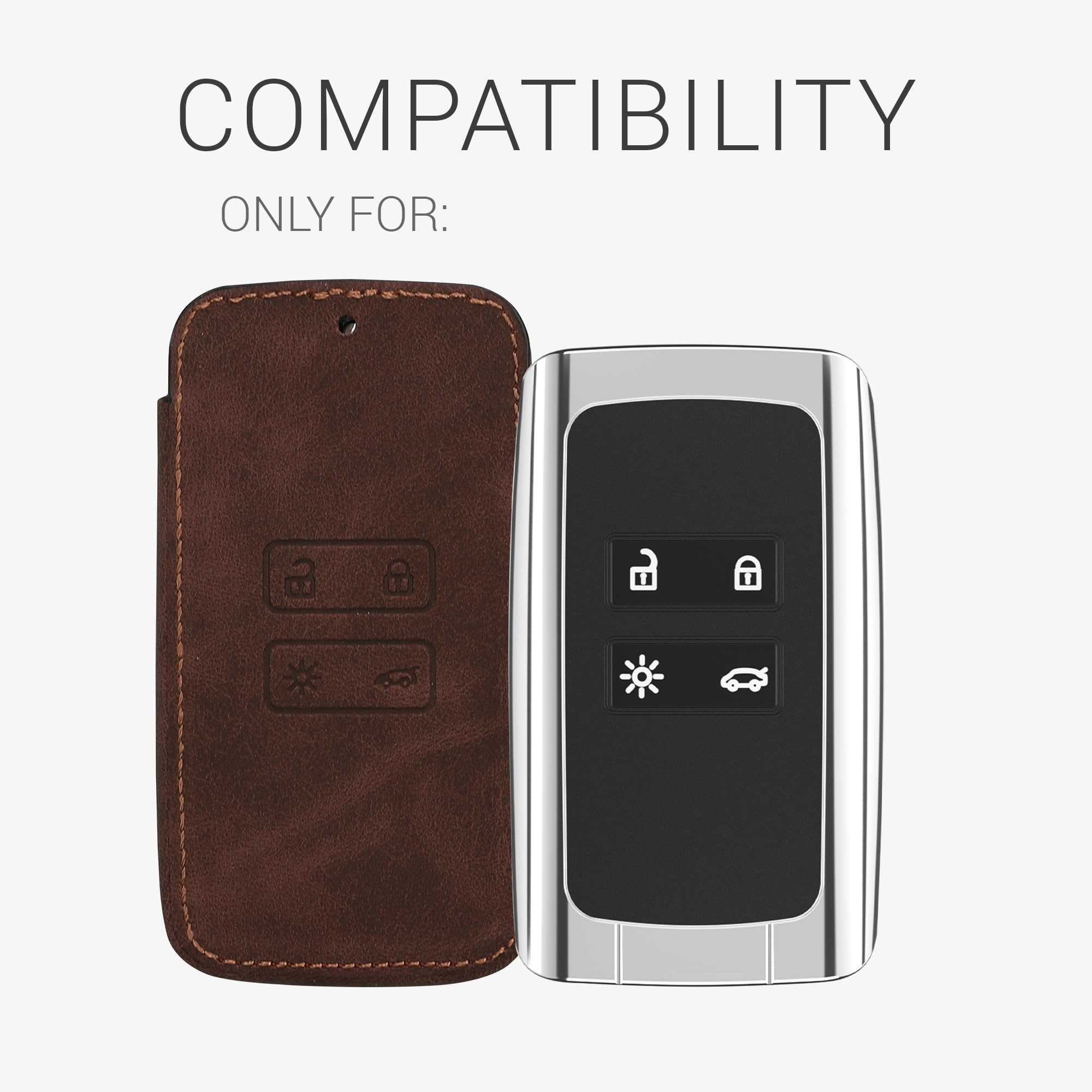 Amazon.co.jp: kwmobile Renault 4-ボタン 車のキー Smart Key