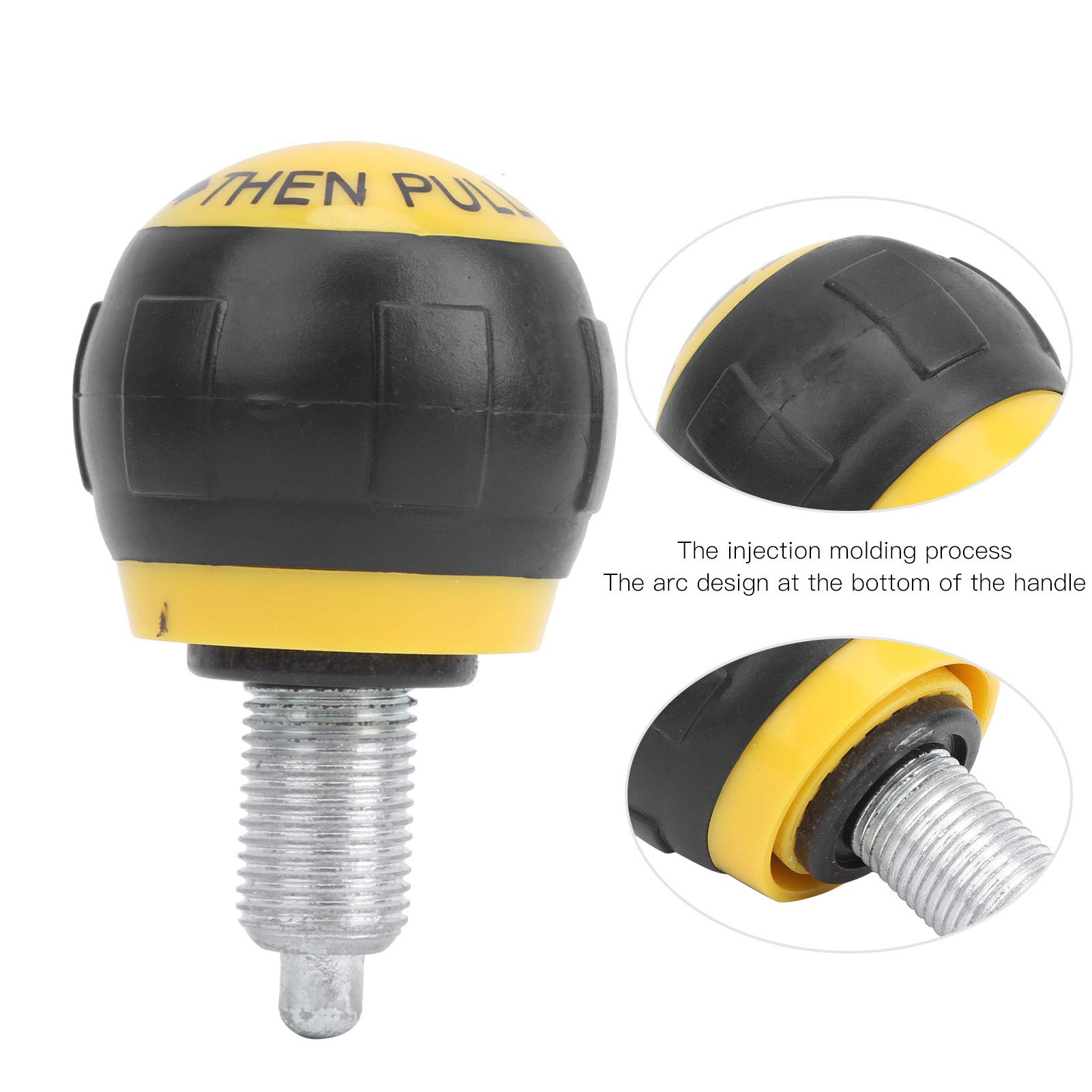 5 Stks Pull Pin Lente Knop M16 Draad Indoor Fitness Apparatuur Bal Knop met Spring Handvat, Hometrainer Vergrendelingspeld voor Thuis Fitness Fiets Apparatuur
