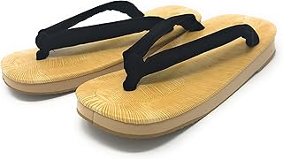 [アサクサ] 【日本製】 雪駄 スポンジ底 男性用 メンズ＜黒鼻緒＞