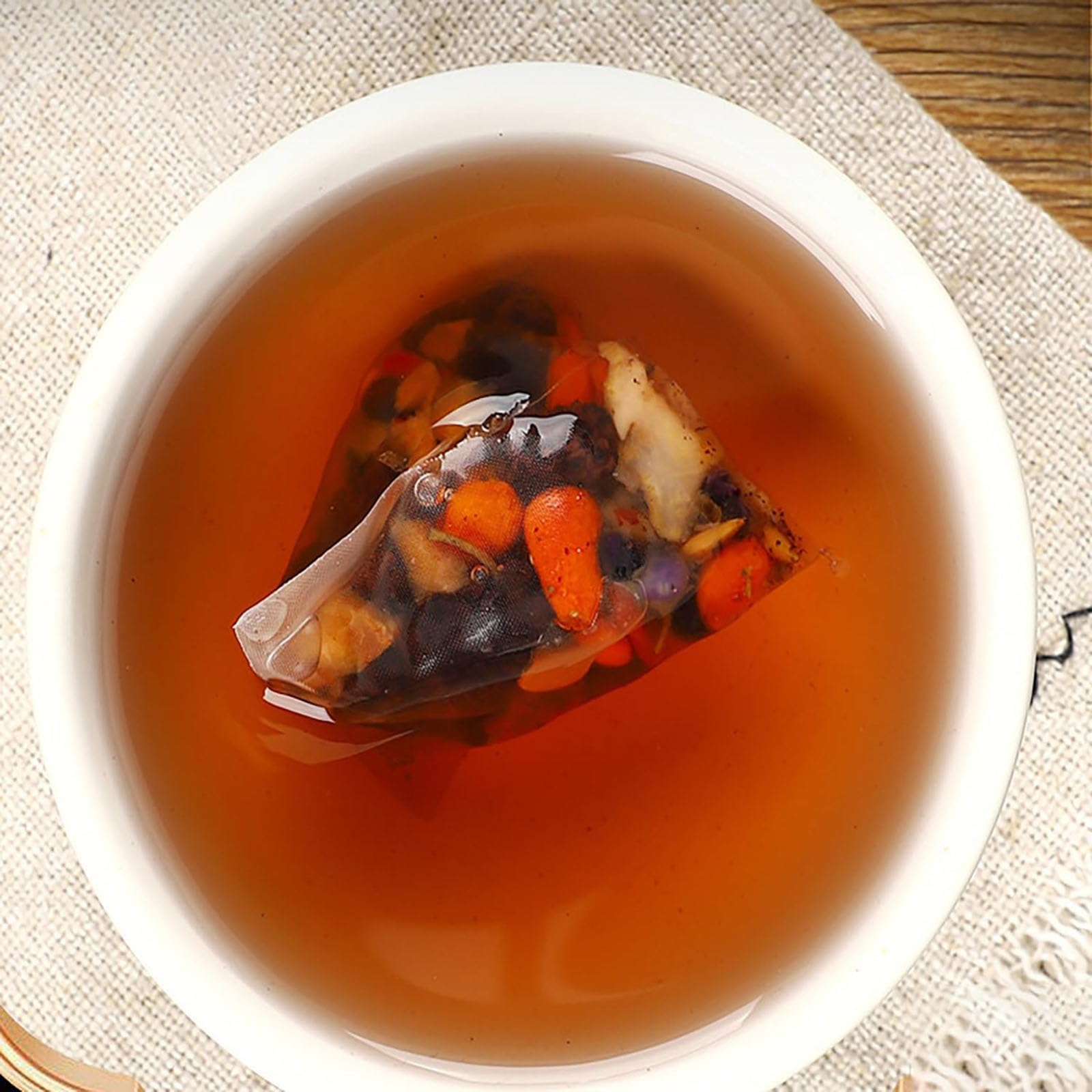 Kidney Tea Formula Ginseng Six Treasure Tea - Chinese Traditional Kidney Detox Ginseng Teabag for Men Women, 6 Precious Natural Kidney Teabags (40Bags/2Pack)