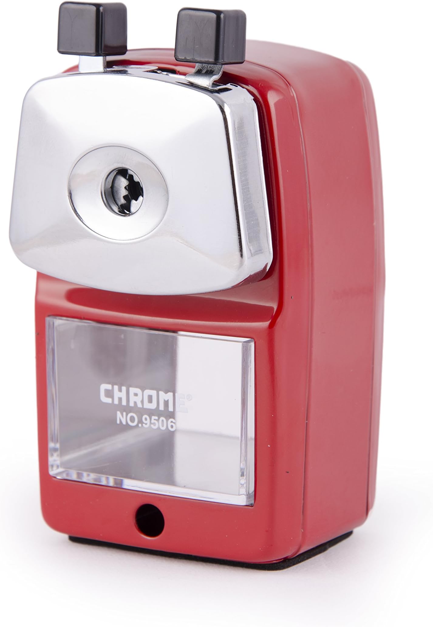 Chrome 9506 - Metal Body Pencil Sharpener (Red)