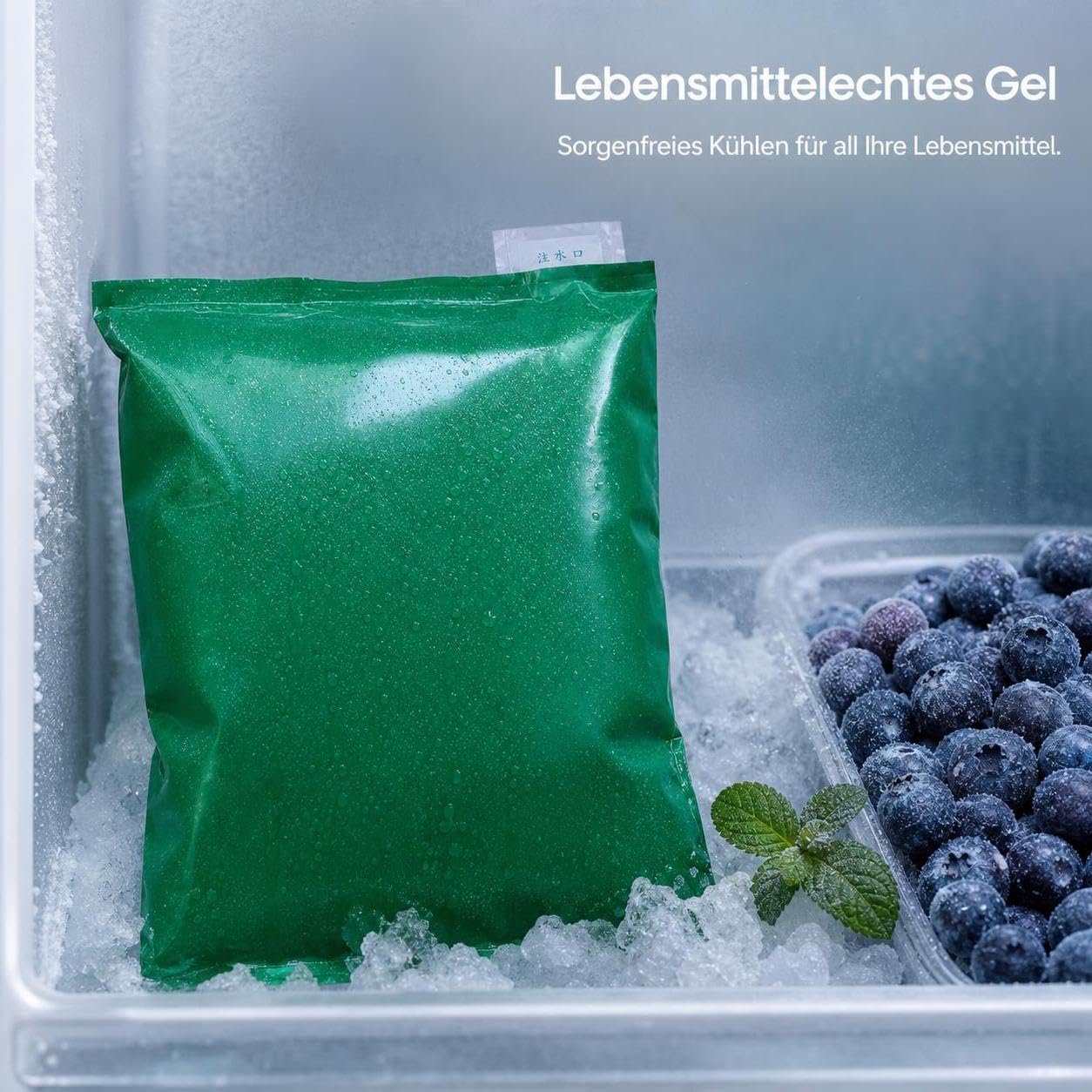Kühlkompresse 2500ml mit Gel-Füllung und Selbstvschluss für Lebensmitteltransport, für lebensmittel - Für Kühlboxen