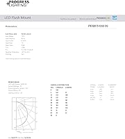Vista 13 de Progress Lighting Edgelit - Soporte para superficie LED de 7 pulgadas, colección Everlume, para interiores, P810015-030-30, blanco