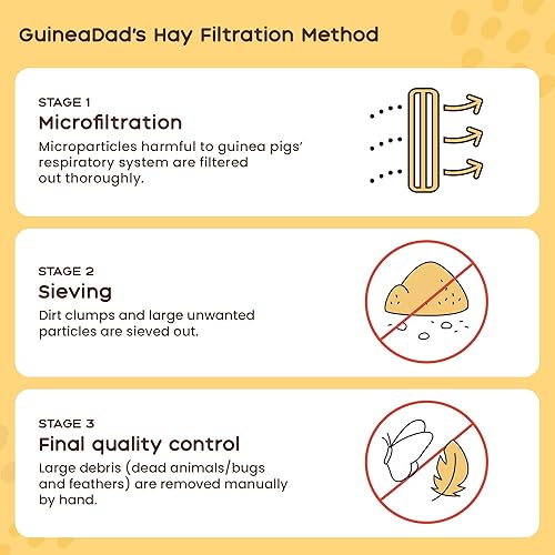 Miniatura 7 de GuineaDad Timothy Hay Bar  Comida para conejillos de indias  Paquete de 5  Alimento para mascotas para conejos, animales pequeños, comida para