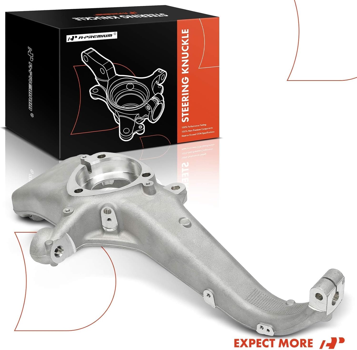 A-Premium Front Right Suspension Steering Knuckle Compatible with Tesla Model 3 2017-2023, Passenger Side