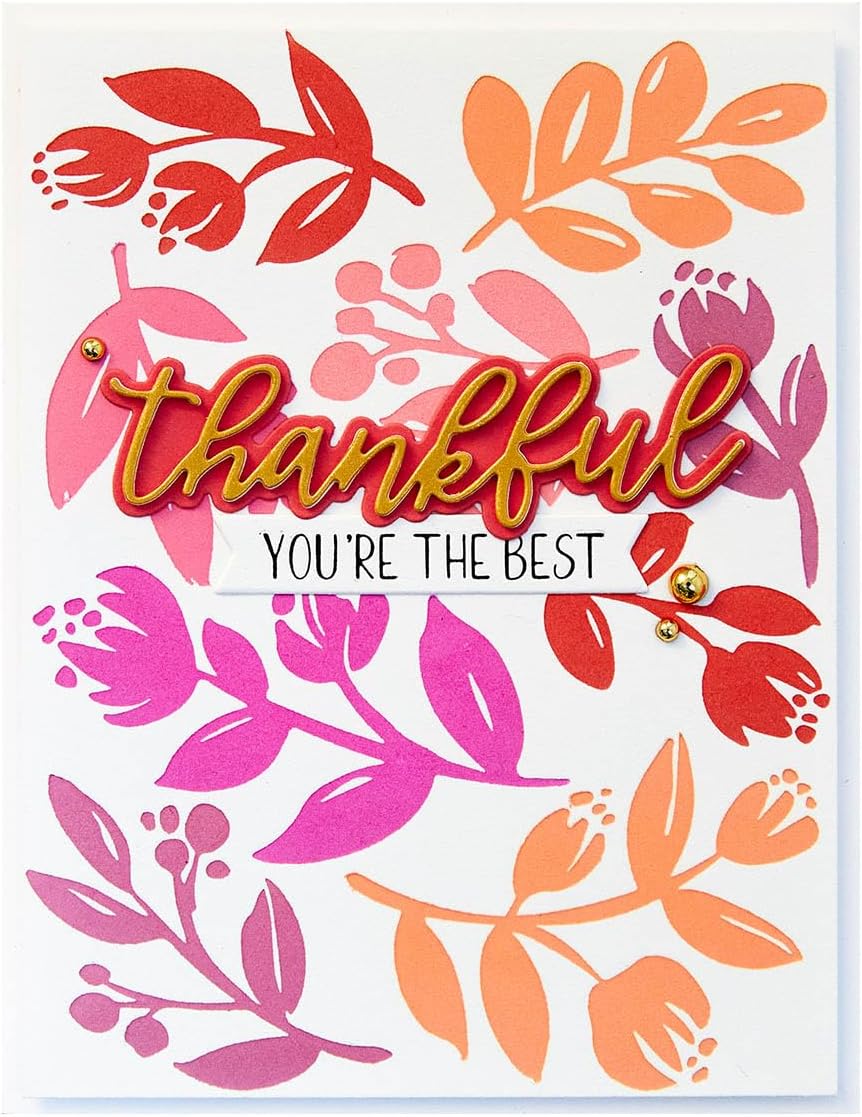 Spellbinders Sprigs プレスプレート、金属。