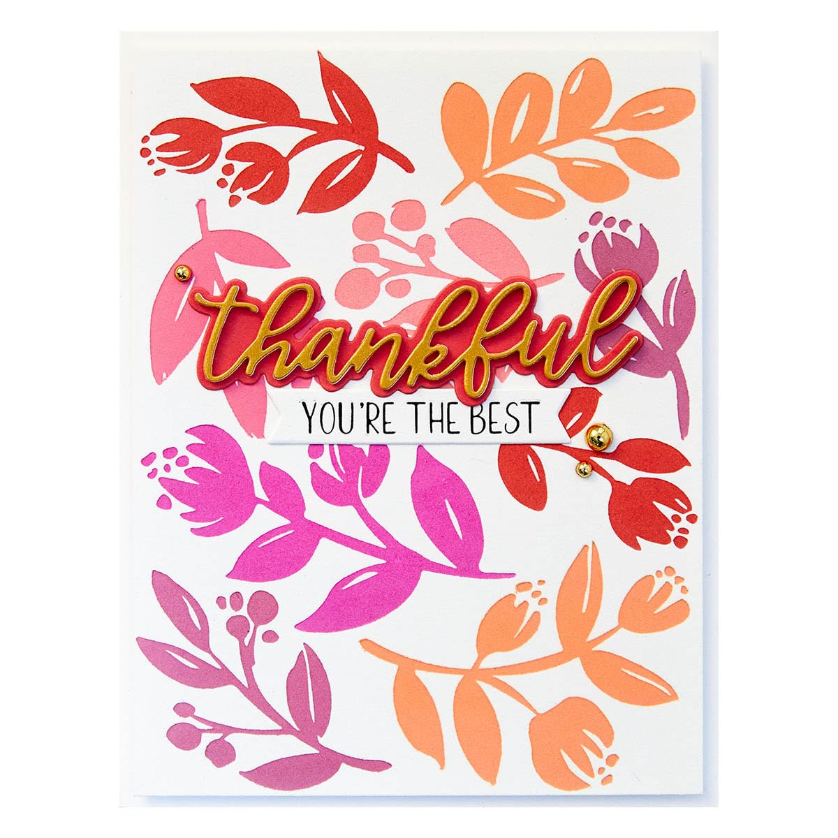 Spellbinders BPR-009 Sprigs Registration Press Plate & Die Set from The Cheers to You Collection, Metal - Image 3