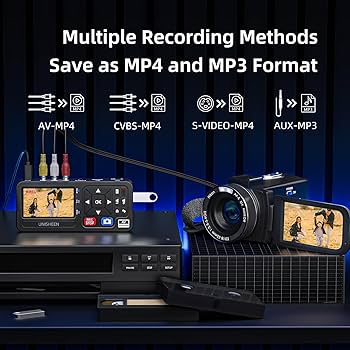 Amazon.co.jp: UNIHEENビデオデジタルコンバーター、3 インチ