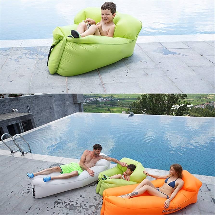 新品■WindPouch■インフレータブル■グラウンド ハンモック■エアソファー Amazon | インフレータブルチェアベッド、キャンプラウンジャー