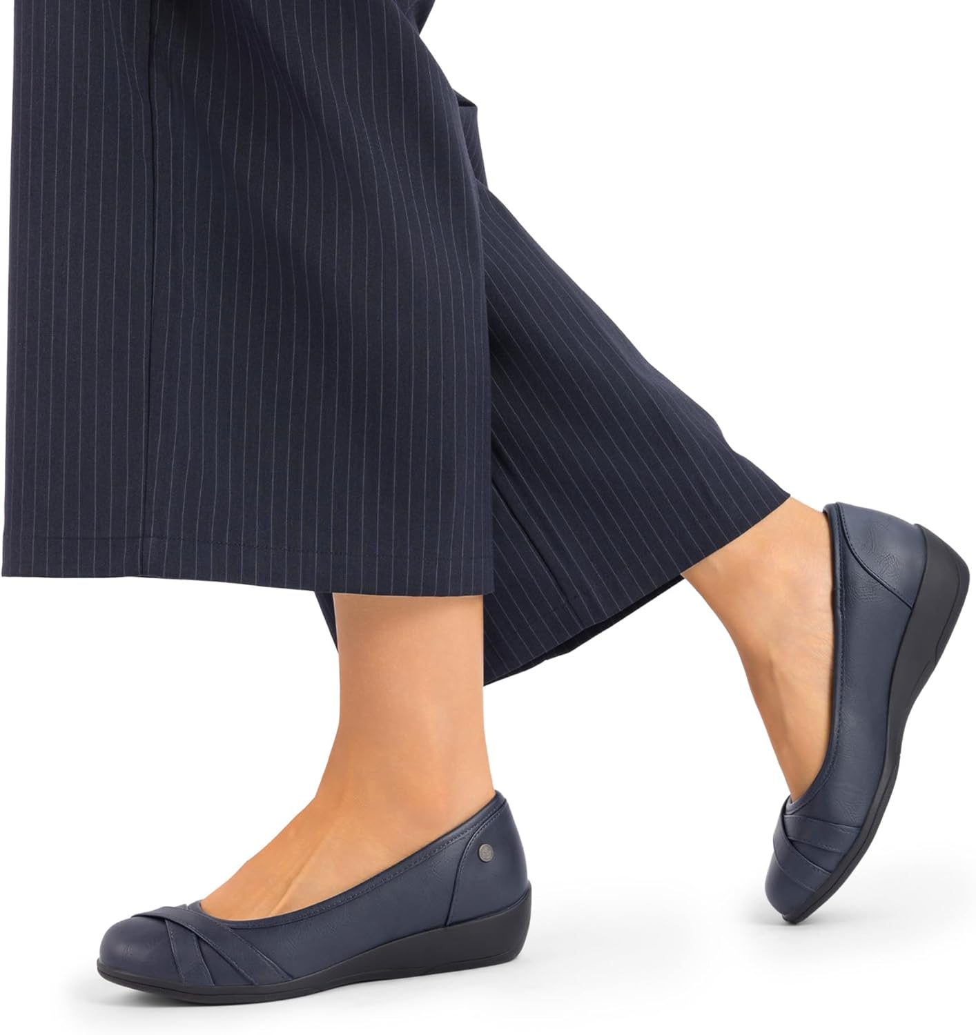 DREAM PAIRS Women's Ballet Flats Business Office Work Dress Shoes Comfortable Dressy Flats for Women - Image 2