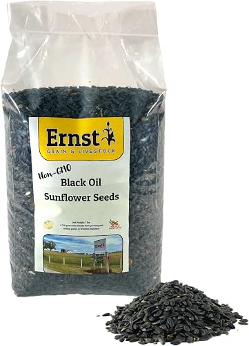 Ernst Grain & Livestock Black Oil Sunflower Seeds - Birdseed