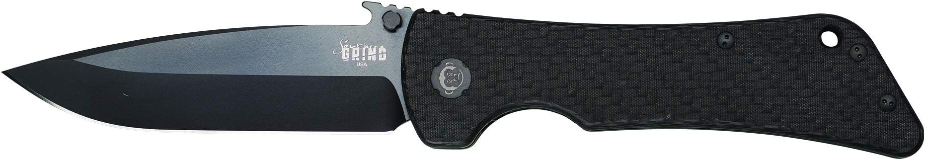 Southern Grind Bad Monkey Emerson Drop Point Blade Black