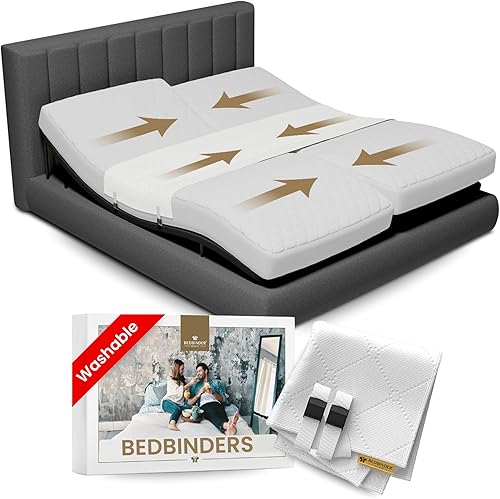Relleno Split King para cama ajustable, tapón deslizante para colchón | Evita que se deslice con conector de puente de cama antideslizante | Evita