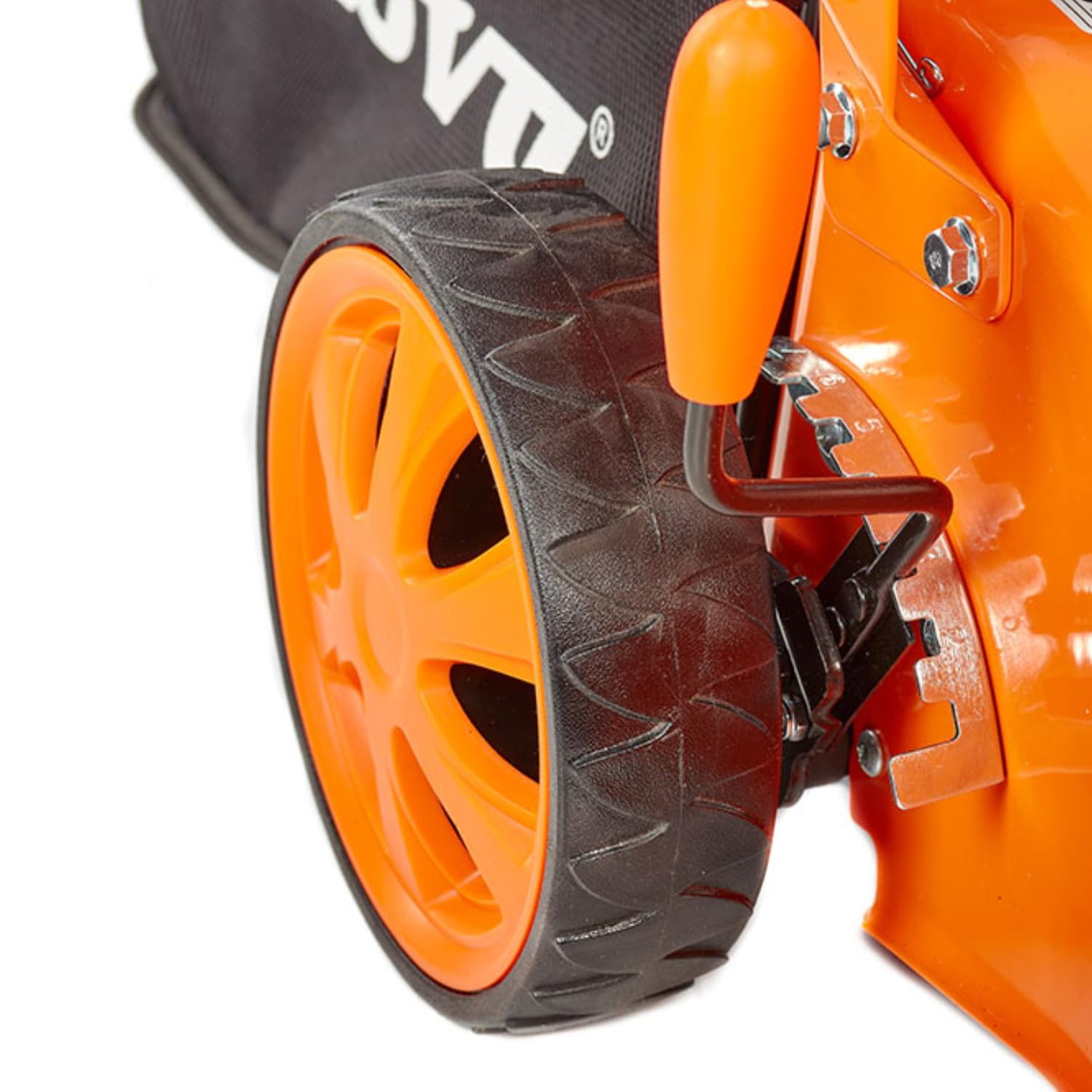 ANOVA - Cortacésped Eléctrico | Motor ELÉCTRICO | Potencia 1800 W | Chasis Acero | para Mantenimiento de Césped en Jardines y Zonas Verdes | Diseño Robusto