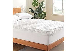 SLEEP ZONE Cooling Mattress Pad King: Stay Cozy and Secure